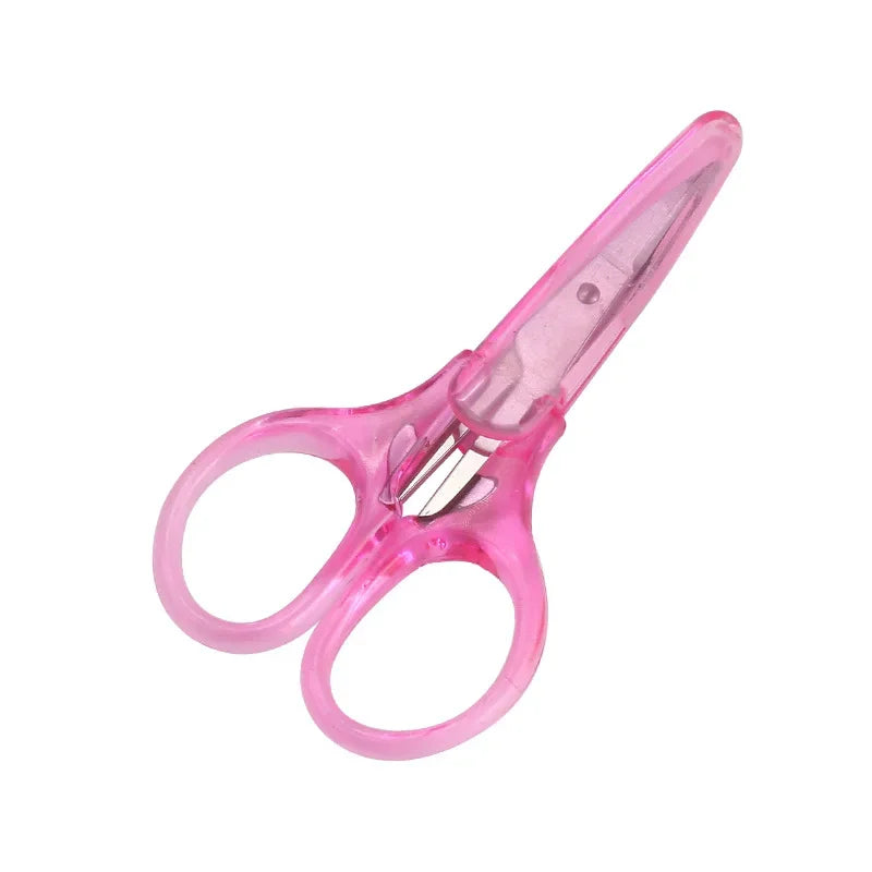 Compact Precision Scissors with Protective Cap