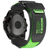 Rugged Nylon QuickFit Watch Band for Garmin