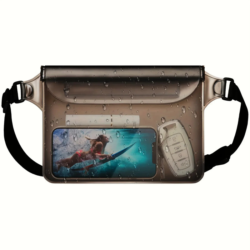 Waterproof Phone Waist Pouch with Touchscreen