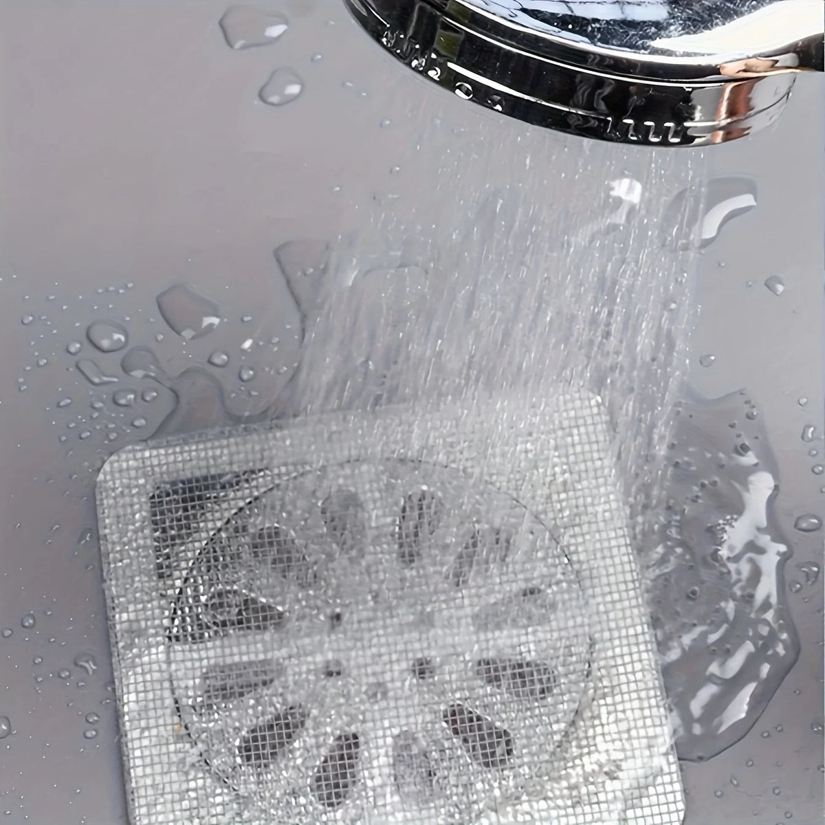 Self-Adhesive Drain Sticker Filter for Hair, Bugs, and Debris