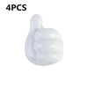 Silicone Thumb Wall Hooks for Cable Management and Organizing