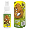 A bottle of Wet Farts by Laughing Smell with a golden-brown, organic-shaped product inside.