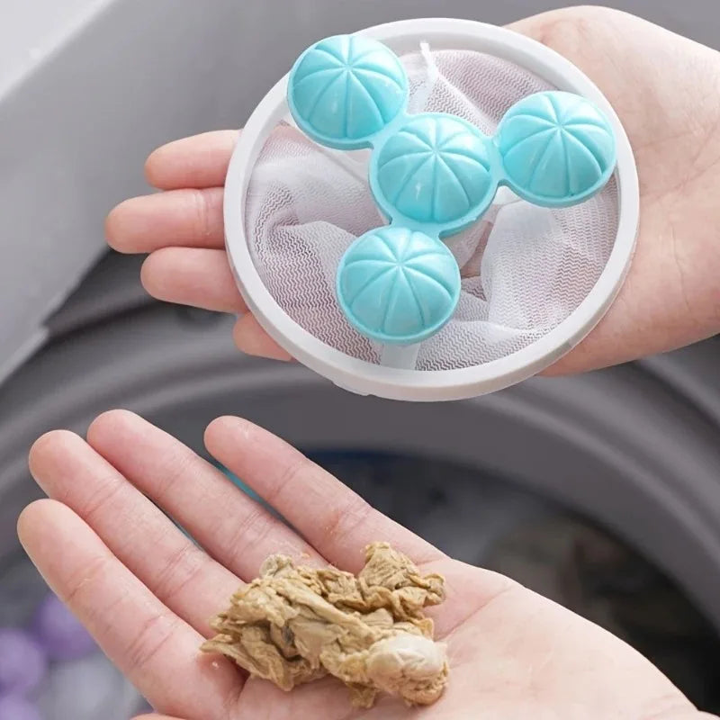 Washing Machine Lint Catcher – Reusable Pet Hair Filter for Laundry