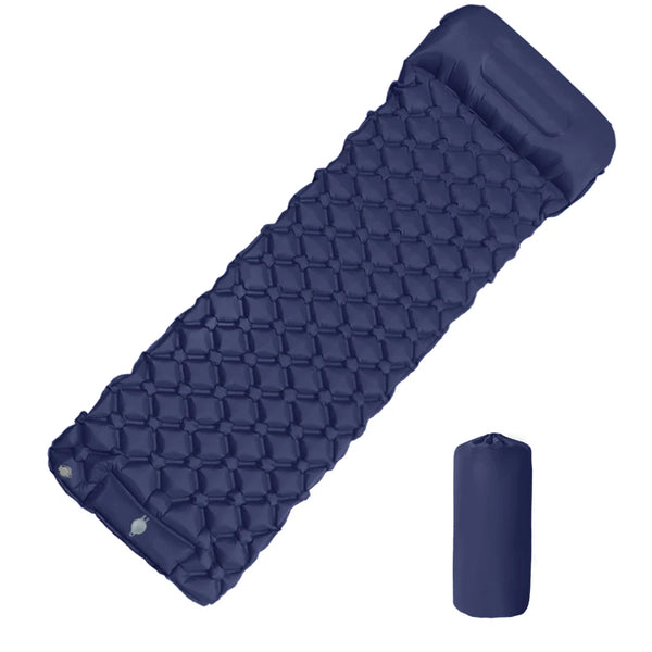 Self-Inflating Camping Mattress with Built-In Pump