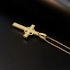 Iced-Out Celtic Cross Pendant Necklace