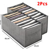 Klappbarer Stoff-Kleiderschrank-Organizer mit Griffen