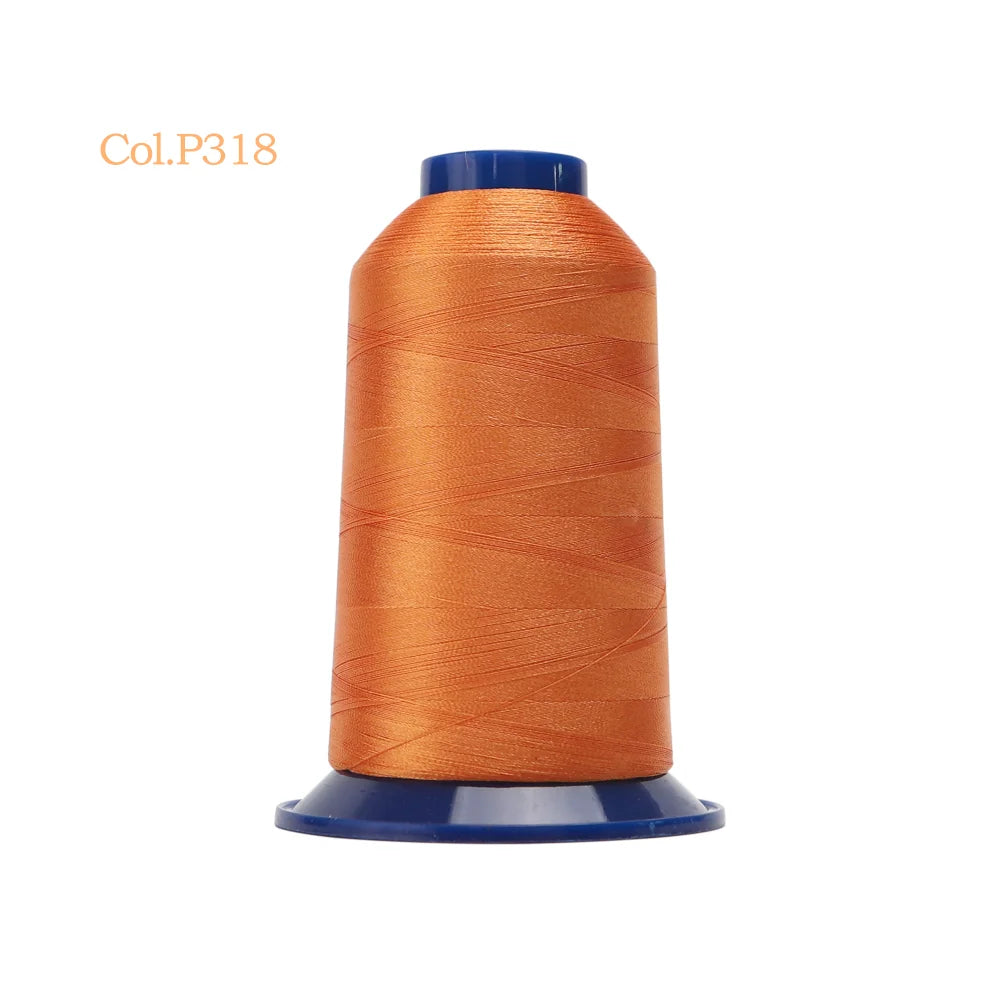 High-Tenacity Polyester Embroidery Thread (120D/2, 40wt) for Home & Industrial Machines
