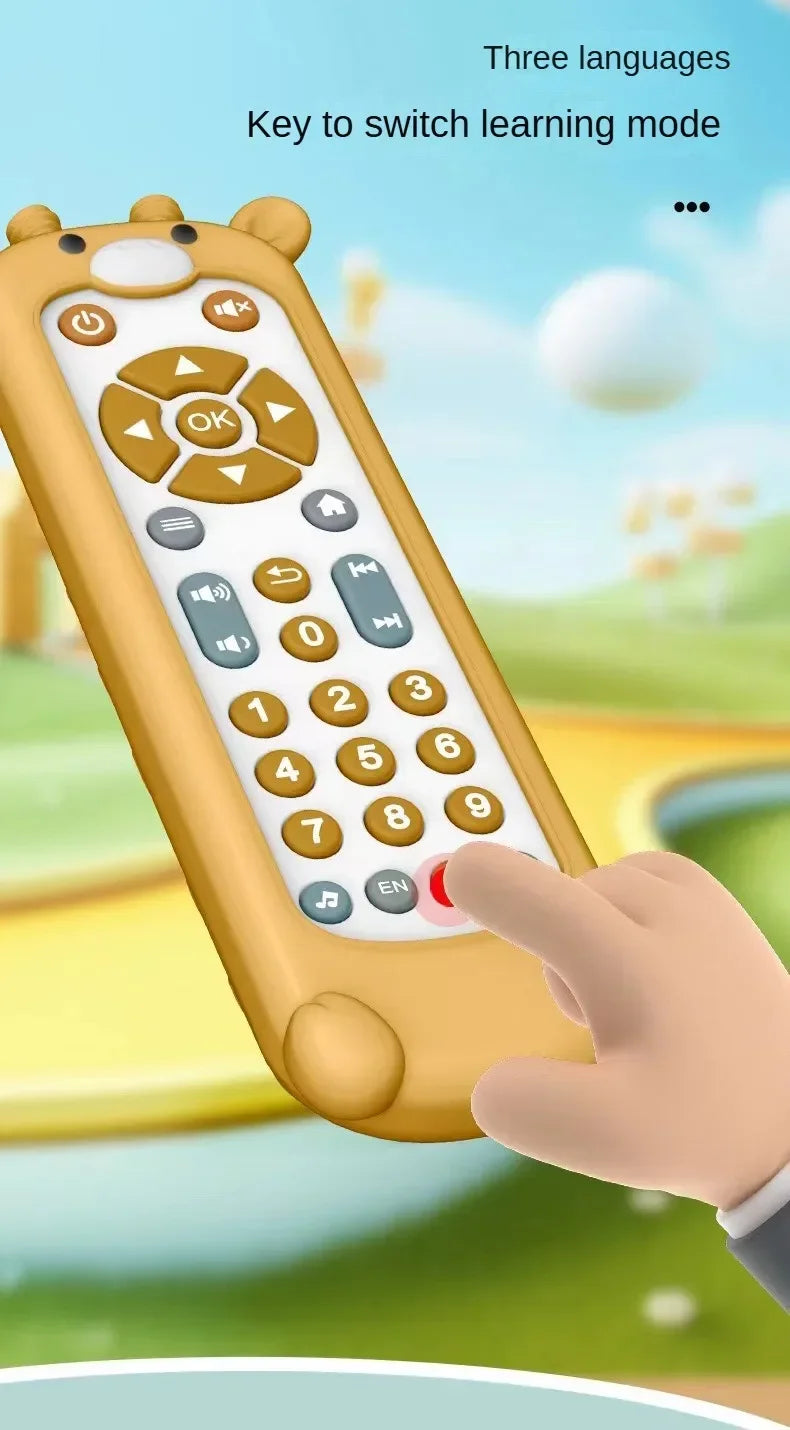 Musical Toy TV Remote Control for Babies and Toddlers
