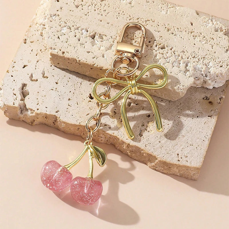 Cherry Pendant Keychain