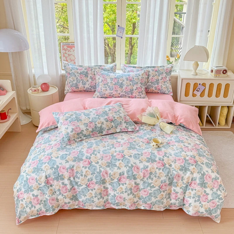 Brushed Polyester Duvet Cover with Matching Pillowcases