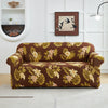 Slip-Resistant Stretch Sofa Cover with Floral Design