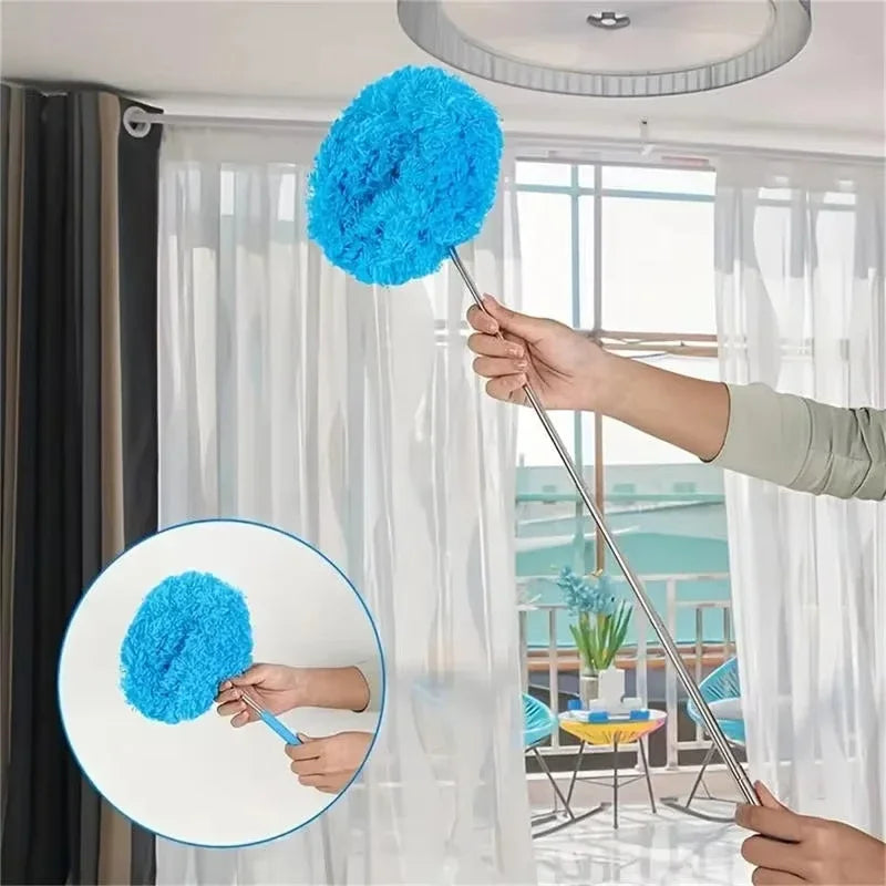Extendable Microfiber Ceiling Fan Duster with Washable Head