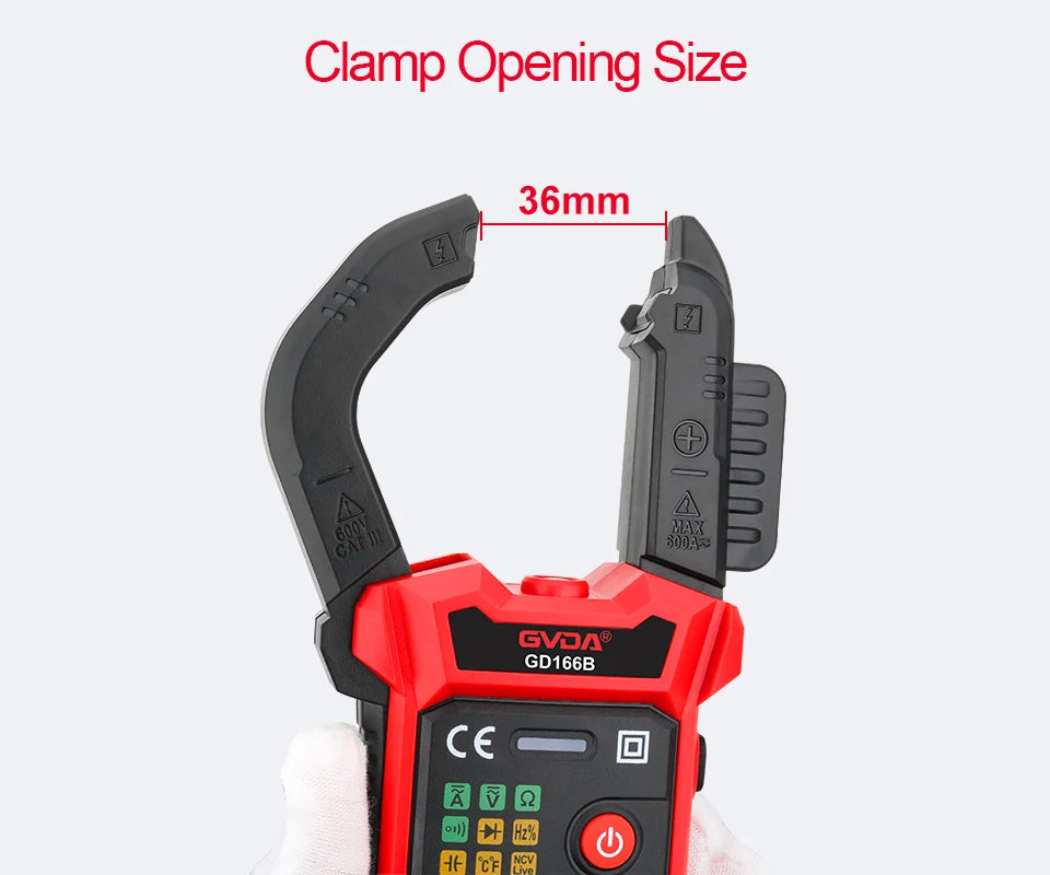 Professional Auto-Ranging Clamp Meter with True RMS and NCV