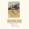 Mini PU Leather Journal Keychain with Keyring