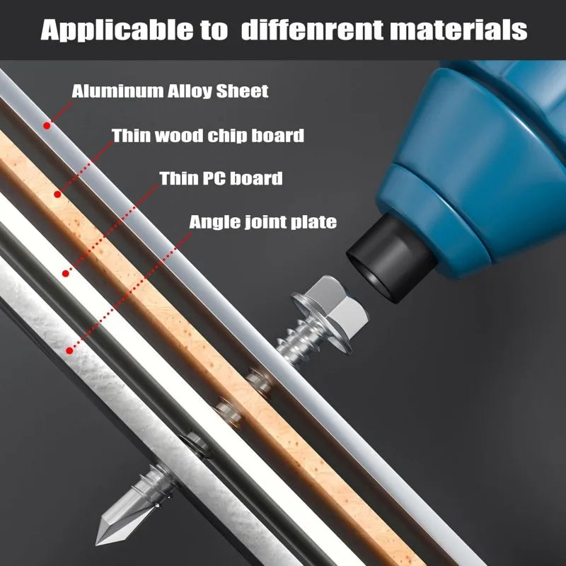 Self-Drilling Roofing Screws with Rubber Washer - Stainless Steel Hex Head