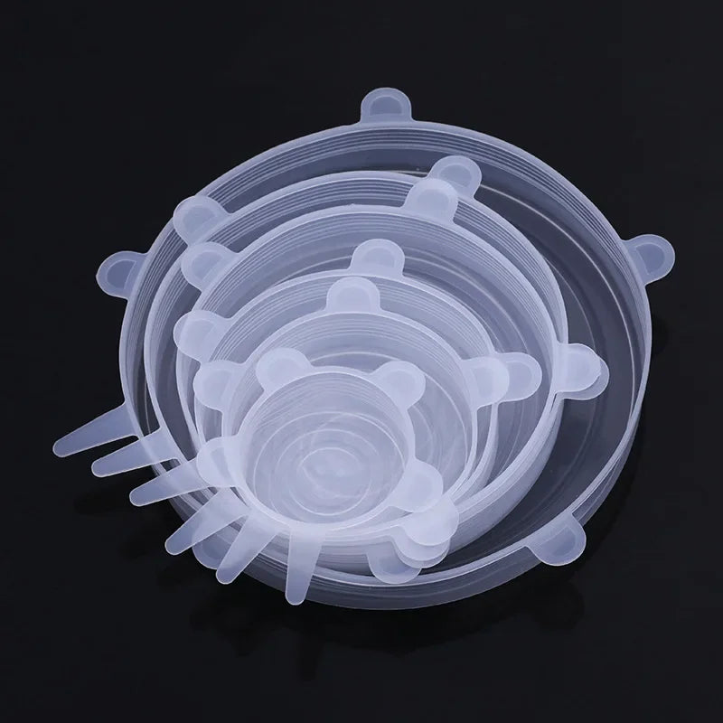Reusable Silicone Stretch Lids (Set of 6)