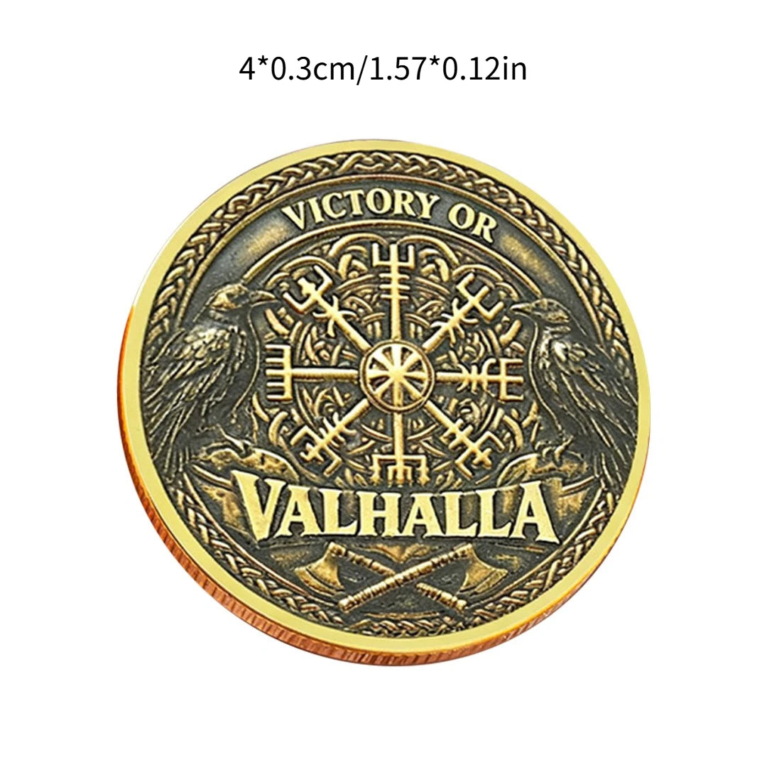 Viking Victory or Valhalla Gold-Plated Collectible Coin