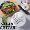 Salatschneider-Schüssel mit Deckel
