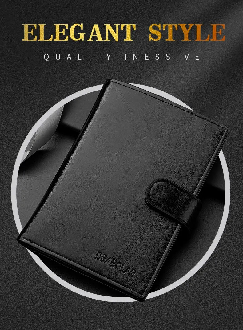 Travel Passport Wallet with Multi-Card Holder