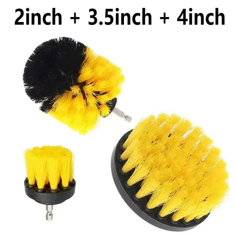 Drill Brush Attachment Set (3-Piece)
