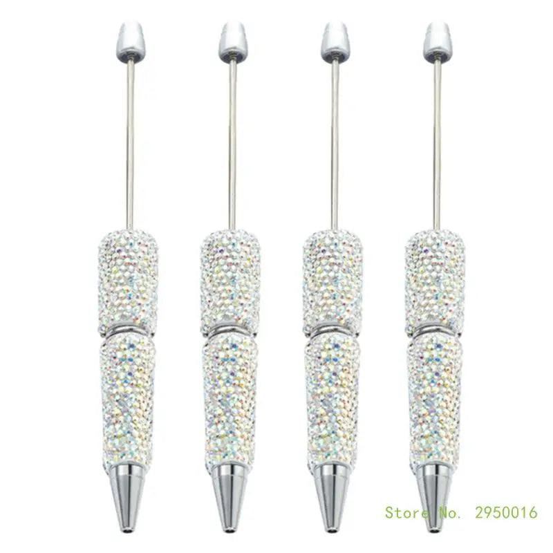 Elegante Perlen-Rhinston-Ballpoint-Stifte (4er Set)