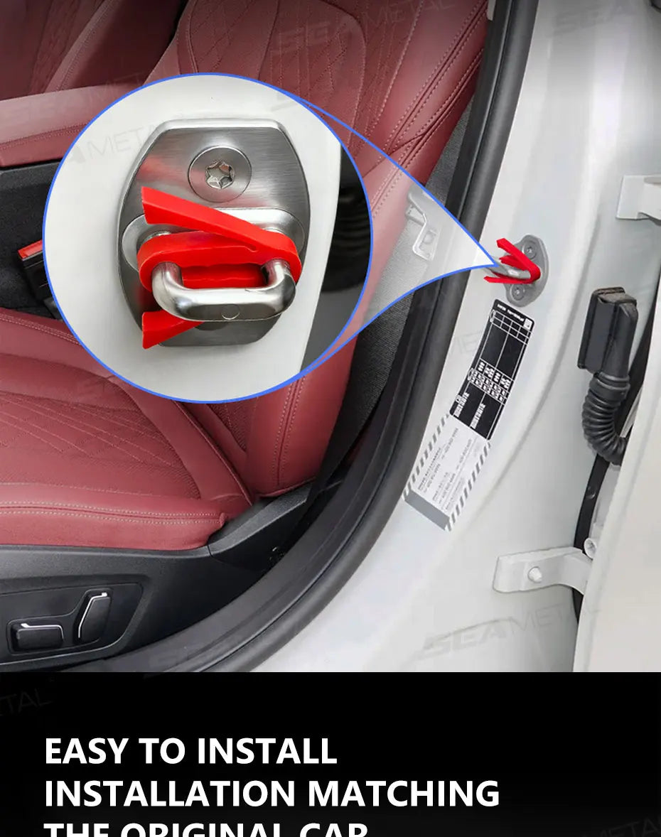 Silicone Car Door Lock Protection Pads (Set of 4)