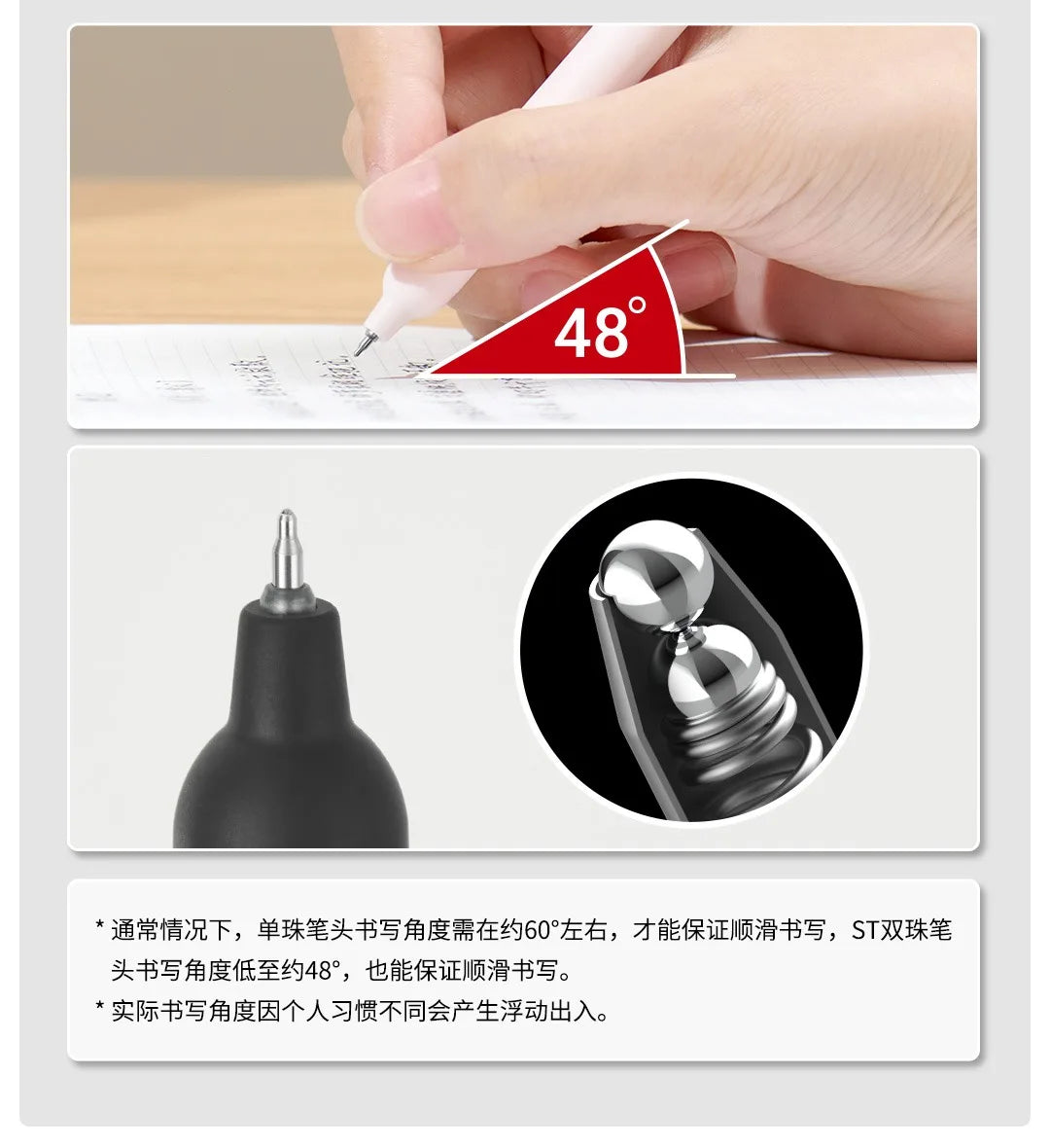 KACO POPUP Retractable Gel Pen – 0.5mm Smooth Writing, Quick-Dry Ink