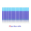 Erasable Gel Pen Refill Set - 0.5mm Tip (Blue, Black, Red)