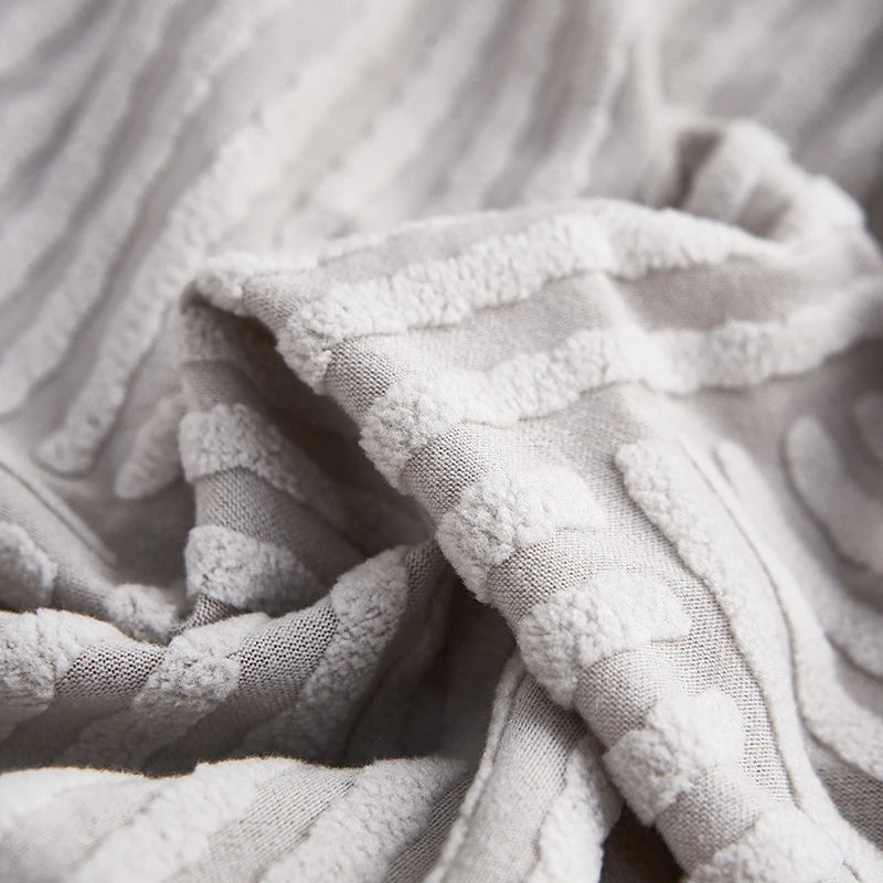 Jacquard Plush Sofa Cover