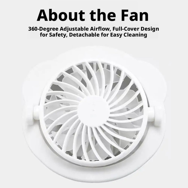 Solar-Powered Cooling Fan Hat