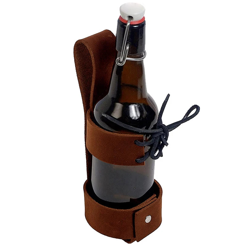 Steampunk Leather Bottle Holster
