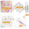 Kawaii Laser Sticker Pack for Scrapbooking and DIY Crafts