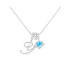 Heart-Shaped Initial Pendant Necklace