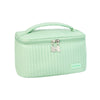 Portable Solid Color Makeup Organizer Bag