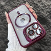 Luxury Magnetic Shockproof Phone Case with Kickstand and Lens Protection