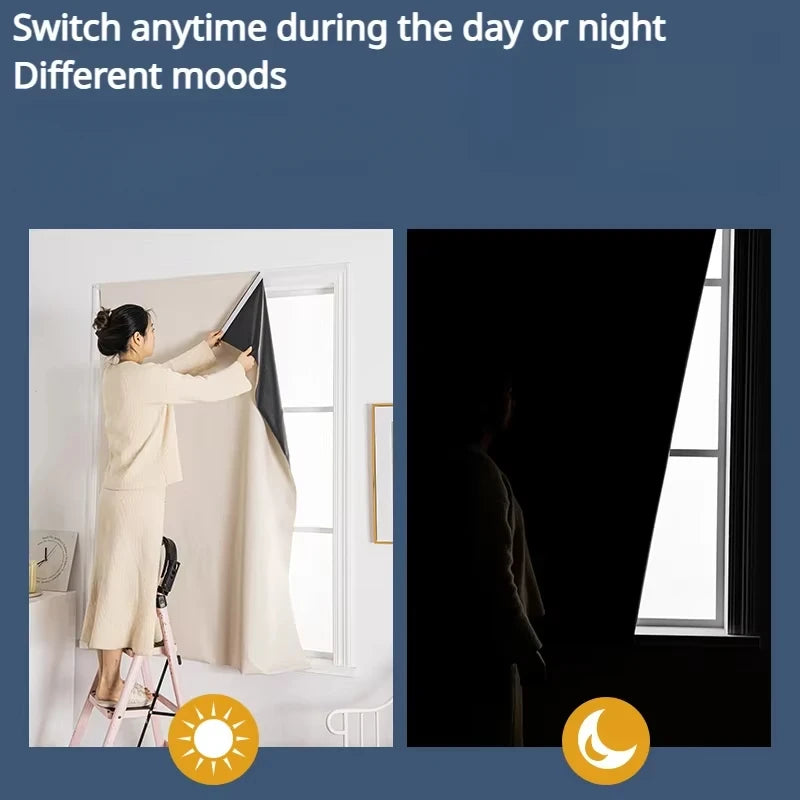 Self-Adhesive Blackout Curtains for Any Room