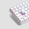 Crystal Clear Jelly Keycaps with Side-Printed Legends for Mechanical Keyboards