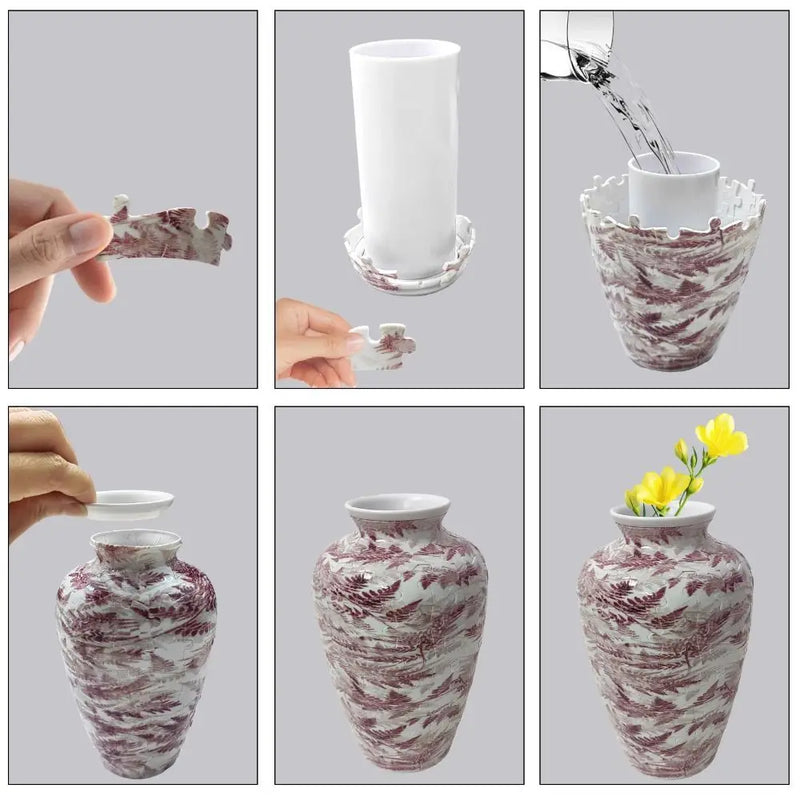 3D Magnet-Puzzle Vase