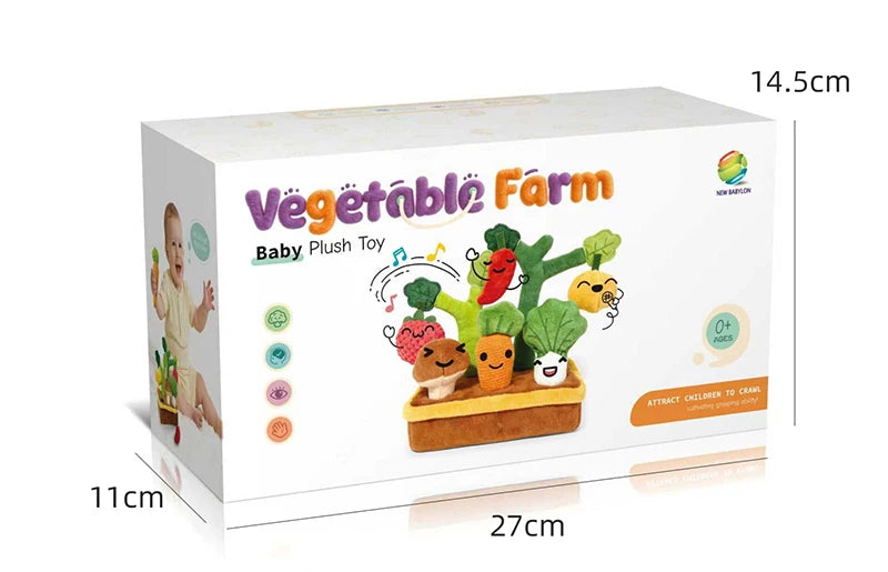 Montessori Carrot Pluck & Sort Sensory Toy Set