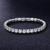 Iced-Out Cubic Zirconia Tennis Bracelet