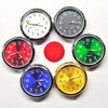 Mini Car Clock with Glow-In-The-Dark Dial and Air Vent Clip
