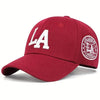 قبعة بيسبول قابلة للإغلاق ومطرزة (للجنسين)