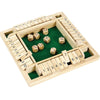 Classic Wooden Shut The Box Dice Game