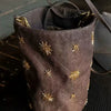 Handmade Beaded Denim Crossbody Bag