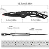 Stainless Steel Folding Knife Set with Compact Design