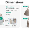 Expandable Travel Duffle Bag with TSA Toiletry Kit