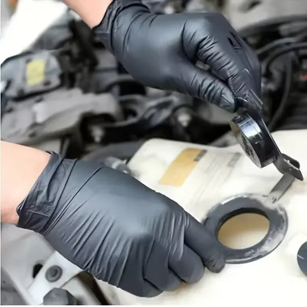 Black Nitrile Disposable Gloves – Latex-Free, Multi-Purpose