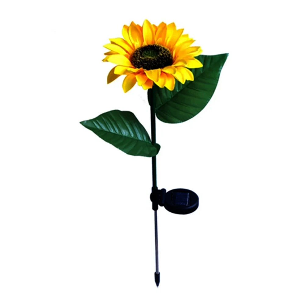 Solar Sunflower Garden Lights