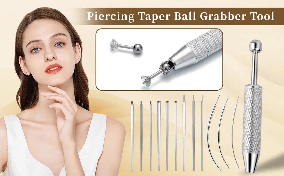 Stainless Steel Jewelry Piercing Tool Kit