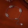 Double D CZ Gold-Plated Bracelet